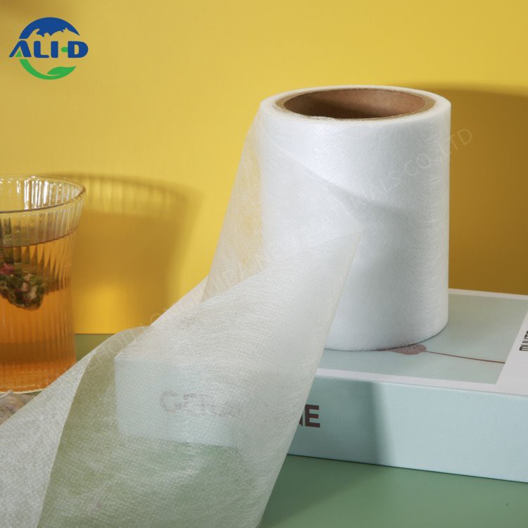 100% Biodegradable Plearl Spunlace Nonwoven Elastic Non-Woven Fabric Roll